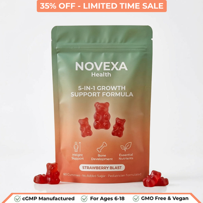 Novexa Health™ 5 in 1 Growth Gummies
