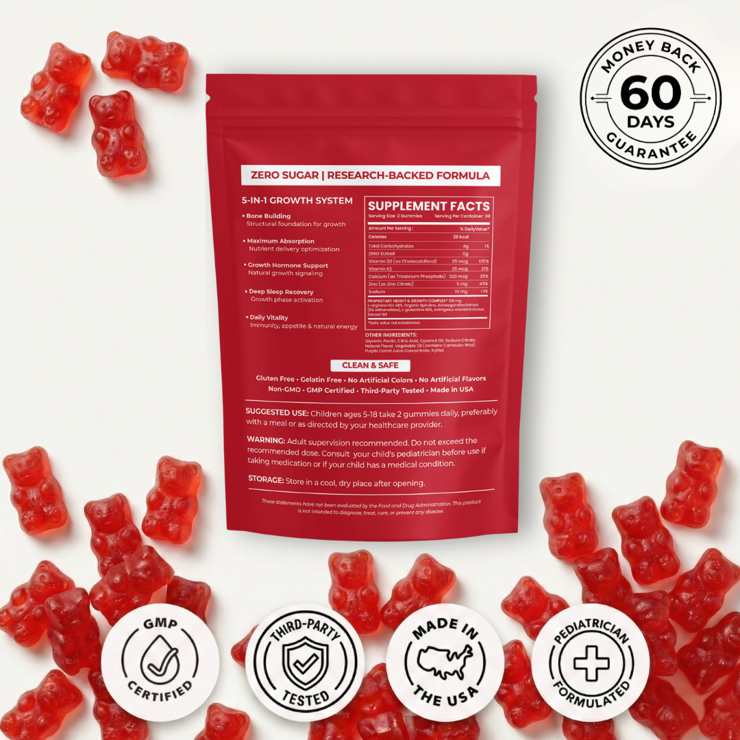 Novexa Health™ 5 in 1 Growth Gummies