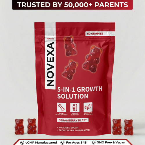 Novexa Health™ 5 in 1 Growth Gummies