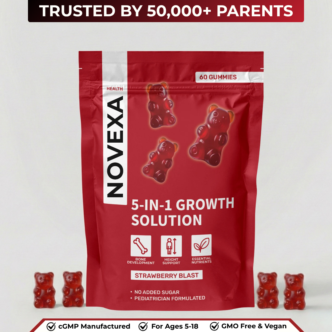 Novexa Health™ 5 in 1 Growth Gummies