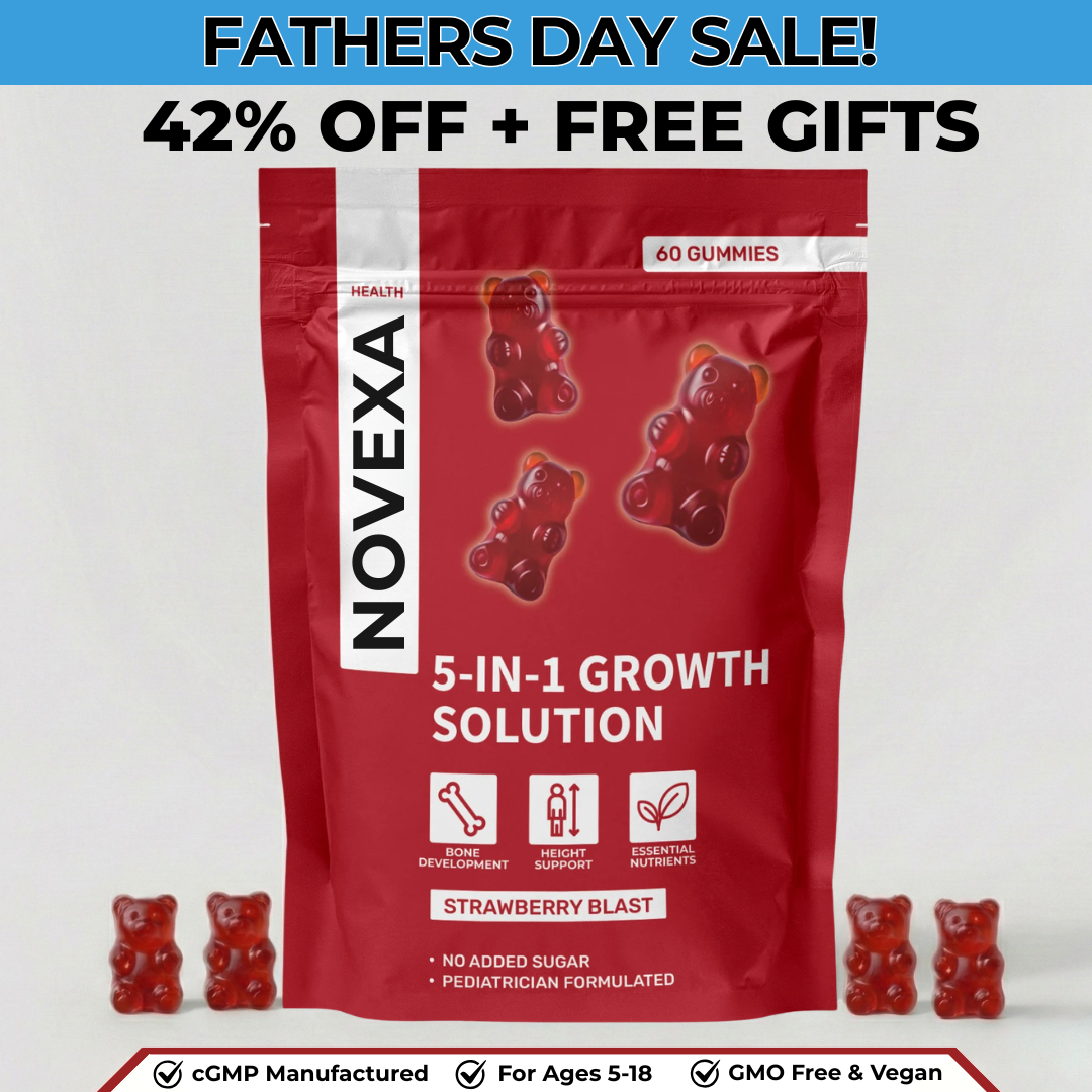 Novexa Health™ 5 in 1 Growth Gummies