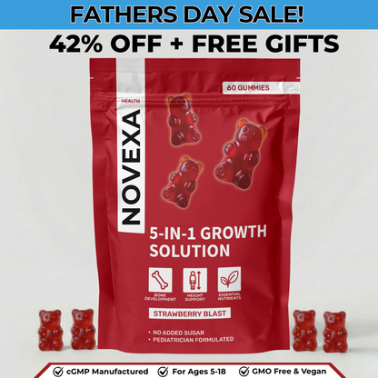 Novexa Health™ 5 in 1 Growth Gummies