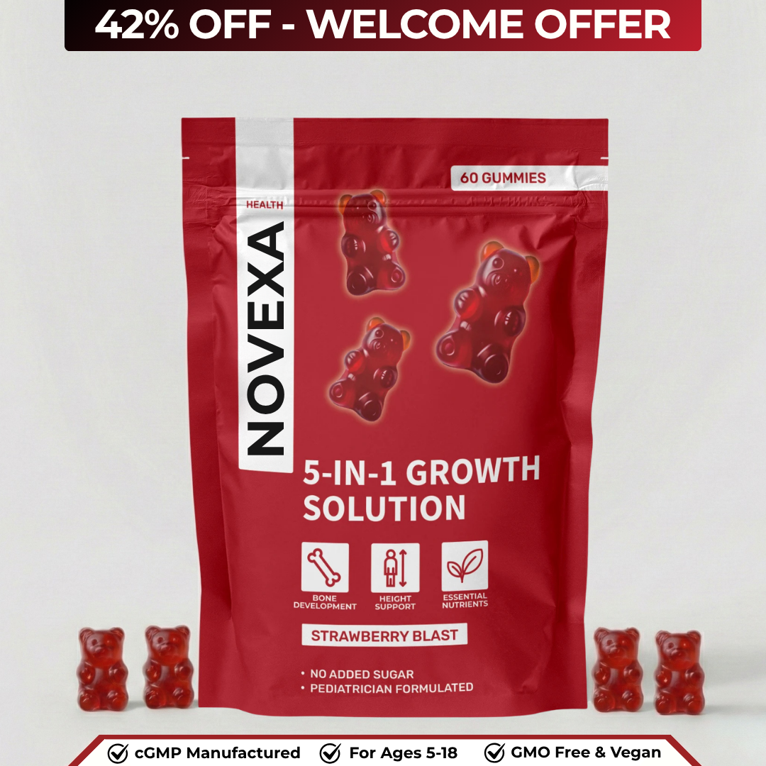 Novexa Health™ 5 in 1 Growth Gummies