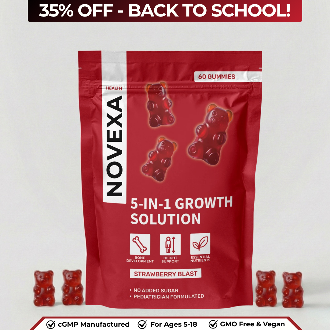 Novexa Health™ 5 in 1 Growth Gummies