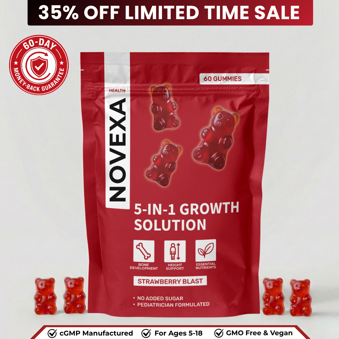 Novexa Health™ 5 in 1 Growth Gummies