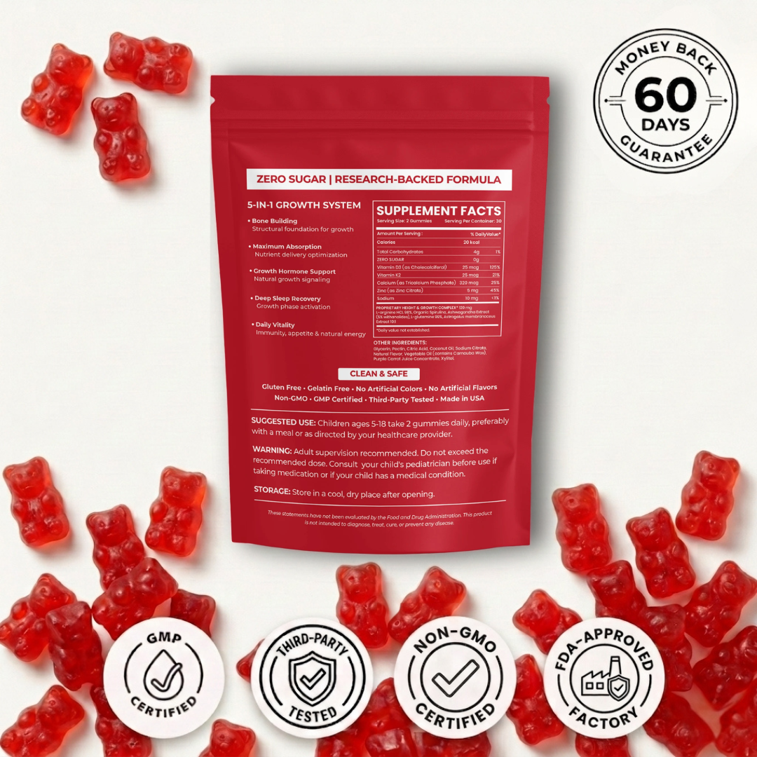 Novexa Health™ 5 in 1 Growth Gummies