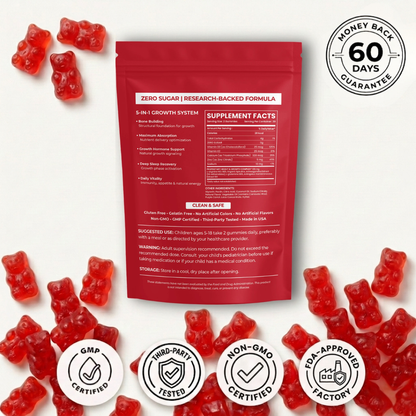 Novexa Health™ 5 in 1 Growth Gummies