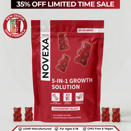 Novexa Health™ 5 in 1 Growth Gummies