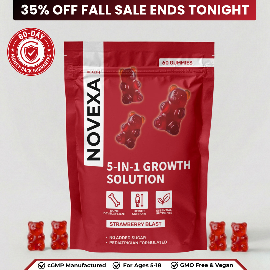 Novexa Health™ 5 in 1 Growth Gummies